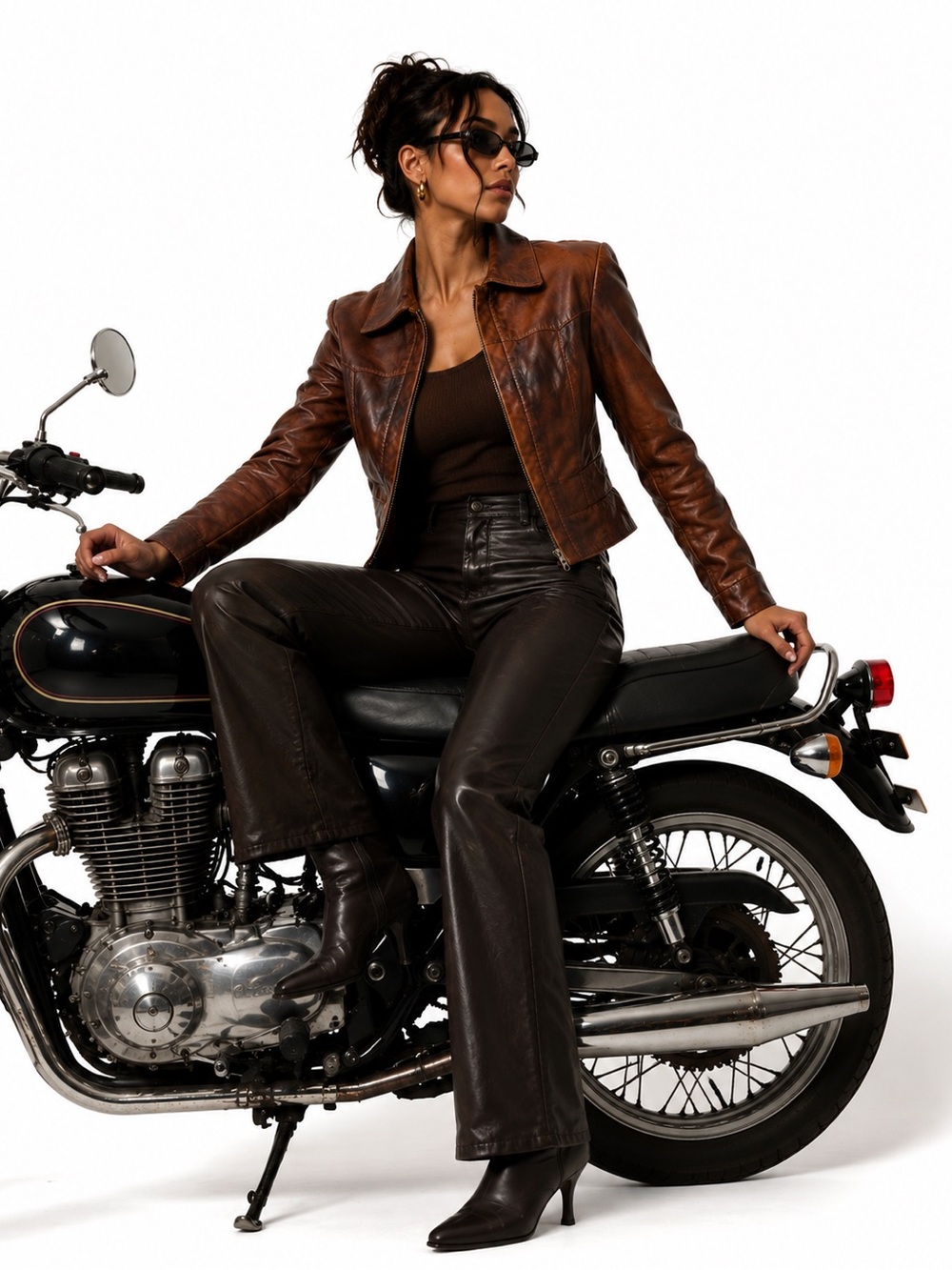 Vintage 1990s/early 2000s Wilson’s Leather Pelle Studio genuine leather jacket